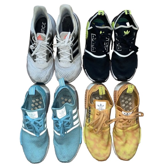 adidas Originals Other - Adidas Over $600 value Bundle of 4 Pairs Of Athletic Sneakers NMD R1/EQ21 Size12